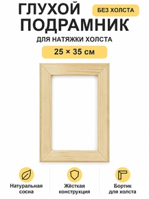 Подрамник глухой для холста 25×35 см «Ананас Постер»