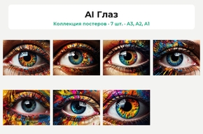 AI Глаз (Коллекция постеров, 7 шт.)