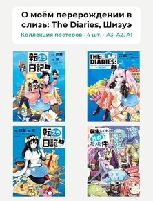 Tensei shitara Slime Datta Ken (Коллекция постеров, 4 шт.) | О моём перерождении в слизь