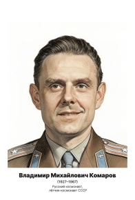 Комплект портретов «Космонавты», 17 шт.