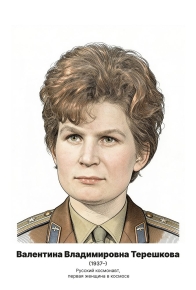 Комплект портретов «Космонавты», 17 шт.