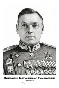 Комплект портретов «Полководцы», 12 шт.