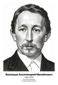 Комплект портретов «Российские Художники», 20 шт.