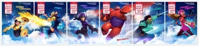 Big Hero 6 (Модульная картина из 6 частей) | Город героев
