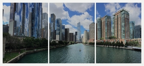 Chicago (Модульная картина из 3 частей) | Чикаго
