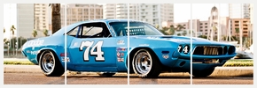 Dodge Charger (Модульная картина из 4 частей) | Додж