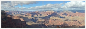 Grand canyon (Модульная картина из 4 частей) | Большой каньон