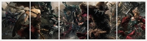 Injustice (Модульная картина из 5 частей)