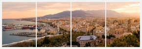 Malaga (Модульная картина из 4 частей) | Малага