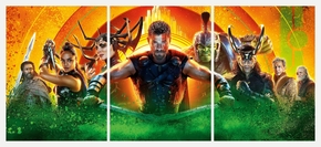 Thor: Ragnarok (Модульная картина из 3 частей) | Тор: Рагнарёк