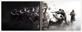 Tom Clancy's Rainbow Six Siege (Модульная картина из 2 частей)