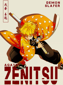 Demon Slayer (Коллекция постеров №4) | Дзэницу Агацума