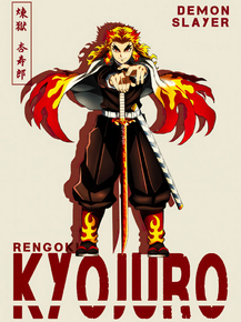 Demon Slayer (Коллекция постеров №4) | Кёджуро Ренгоку
