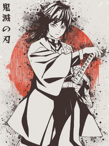 Demon Slayer (Коллекция постеров №5) | Гию Томиока