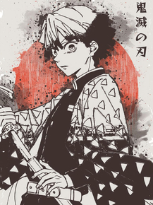 Demon Slayer (Коллекция постеров №5) | Дзэницу Агацума