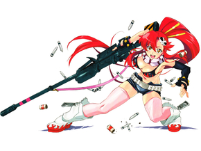 Gurren Lagann (Коллекция постеров №2) - Yoko Littner | Гуррен-Лаганн - Ёко Литтнер
