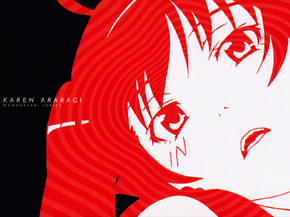 Bakemonogatari (Коллекция постеров №4) - Karen Araragi | Истории монстров