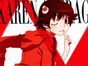Bakemonogatari (Коллекция постеров №3) - Karen Araragi | Истории монстров