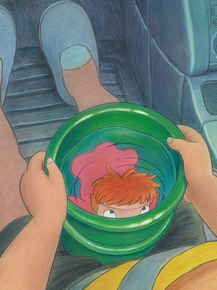 Ponyo | Рыбка Поньо на утёсе