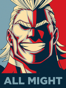 My Hero Academia: All Might (Коллекция постеров) | Моя геройская академия: Всемогущий
