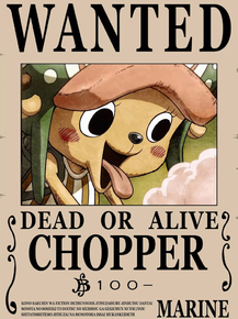 One Piece (Коллекция постеров №3) - Wanted | Ван-Пис: Тони Тони Чоппер