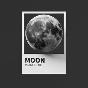 Solar System (Коллекция Постеров) - Moon | Луна