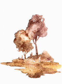Watercolor Landscape (Коллекция Постеров)