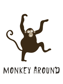 For children (Коллекция постеров №2) - Monkey Around | Для детей