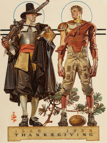 Joseph Leyendecker - Thanksgiving | Джозеф Лейендекер