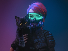 Futuristic Cat | Футуристичный Кот