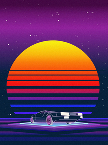Synthwave Car | Синтвейв машина