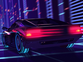 Synthwave Car | Синтвейв машина