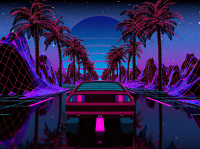 Synthwave Car | Синтвейв машина