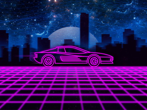 Synthwave Car | Синтвейв машина