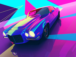 Synthwave Car | Синтвейв машина