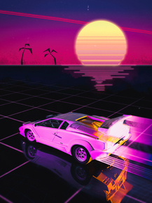 Synthwave Car | Синтвейв машина Synthwave Car | Синтвейв машина