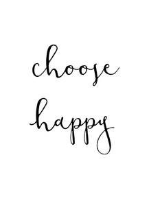 Scandinavian poster | Скандинавский постер: Choose Happy Scandinavian poster | Скандинавский постер: Choose Happy