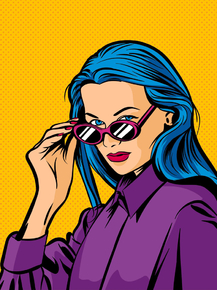 Girl: Pop Art | Девушка: Поп Арт