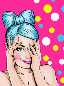 Girl: Pop Art | Девушка: Поп Арт