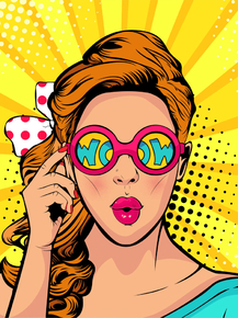 Girl: Pop Art | Девушка: Поп Арт