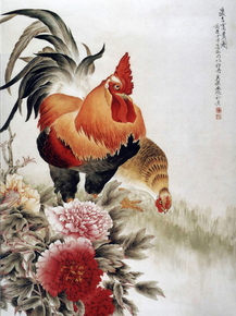 Chinese painting | Китайская живопись - Петух