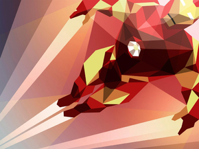Superhero Art (Коллекция постеров): Iron Man | Железный Человек Арт