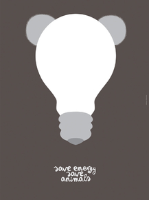 Save energy and animals | Сохраняй энергию и животных