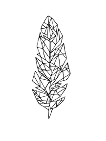 Minimal: feather | Перо