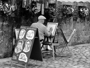 Street Black and White | Черно-белая улица