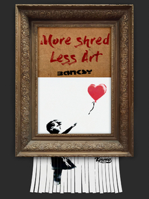 Motivation | More shred Less Art Banksy