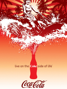 Coca Cola - Life on the coke side of life (Коллекция постеров) | Кока Кола