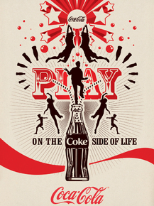 Coca Cola - Life on the coke side of life (Коллекция постеров) | Кока Кола