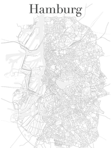 Map Hamburg | Карта Гамбурга