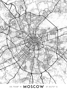 Map Moscow | Карта Москвы